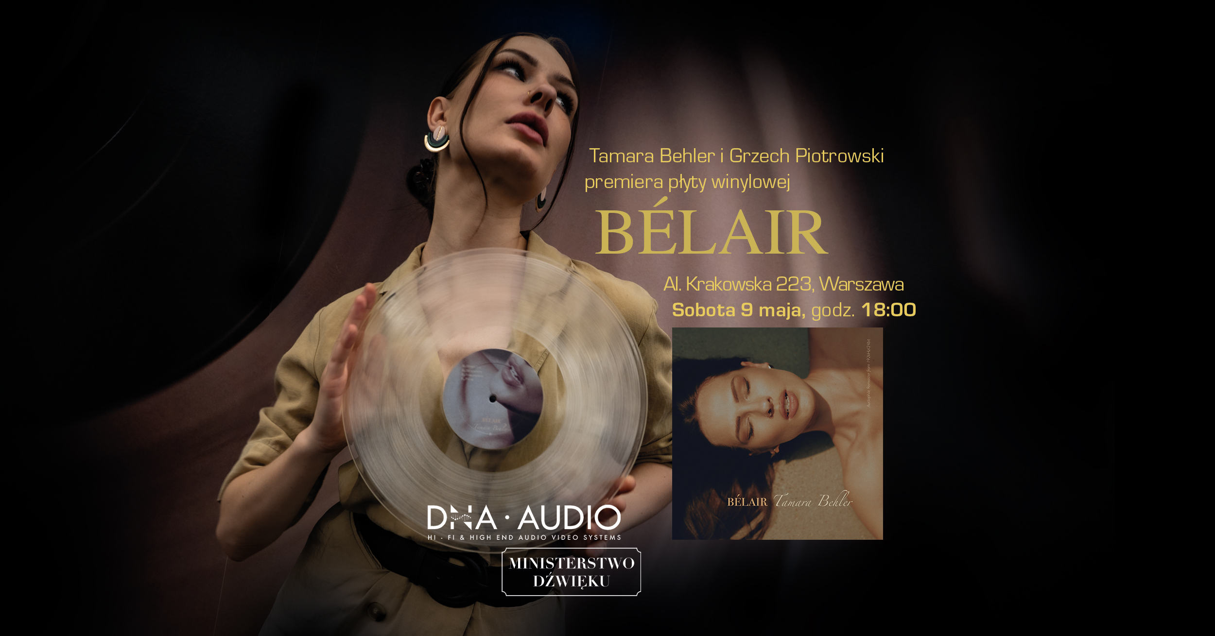 Tamara Behler i Grzech Piotrowski - premiera winylowego albumu BÉLAIR